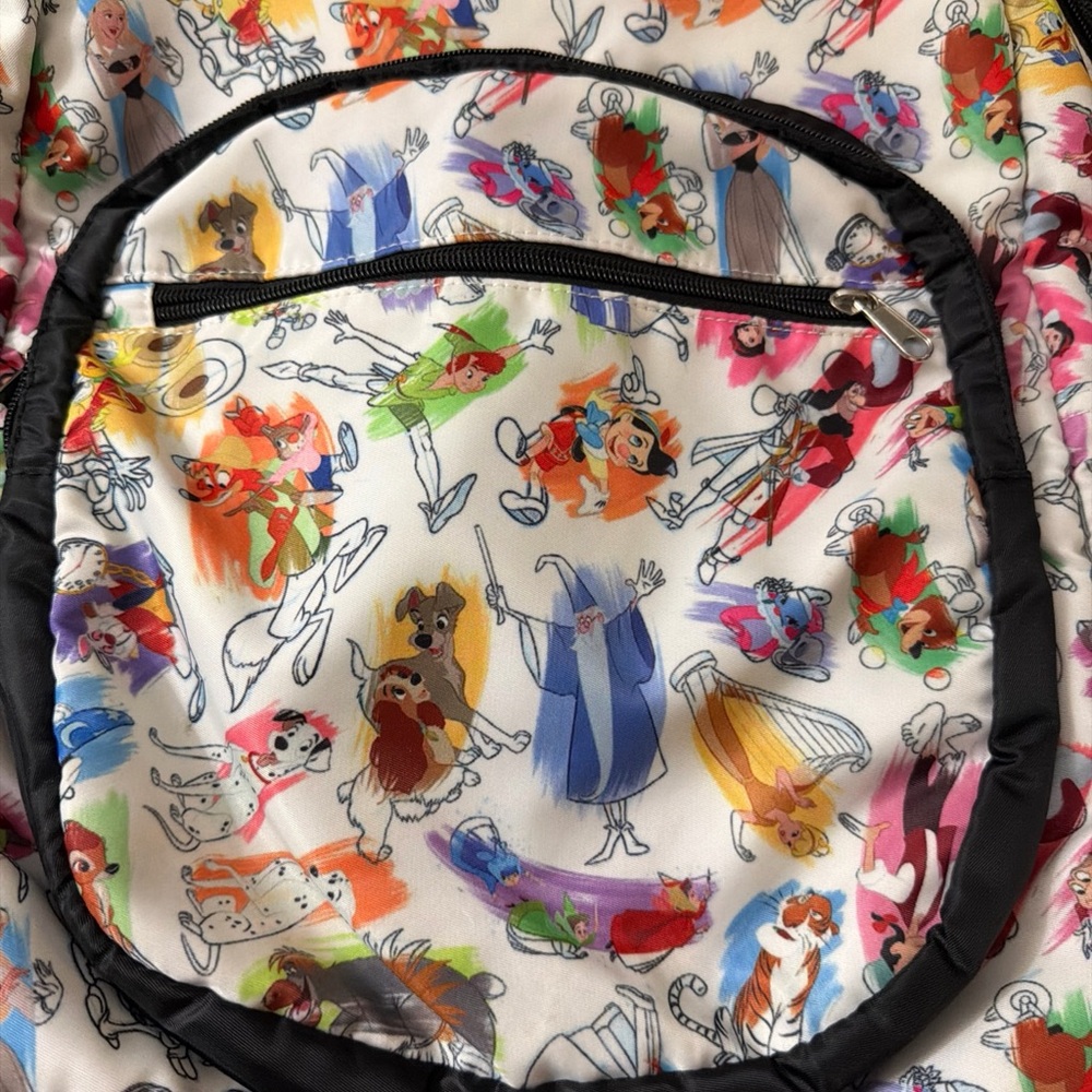 Disney Ink and Paint Backpack featuring Brer Fox and Brer Rabbit on Front Pocket - Picture 2 of 6